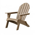 Sedia Adirondack 83 x 80 x 98 cm in plastica beige per esterno stile classico